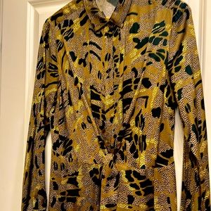 Summum SZ 38 button down printed dress
